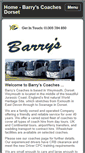 Mobile Screenshot of barryscoachesdorset.co.uk